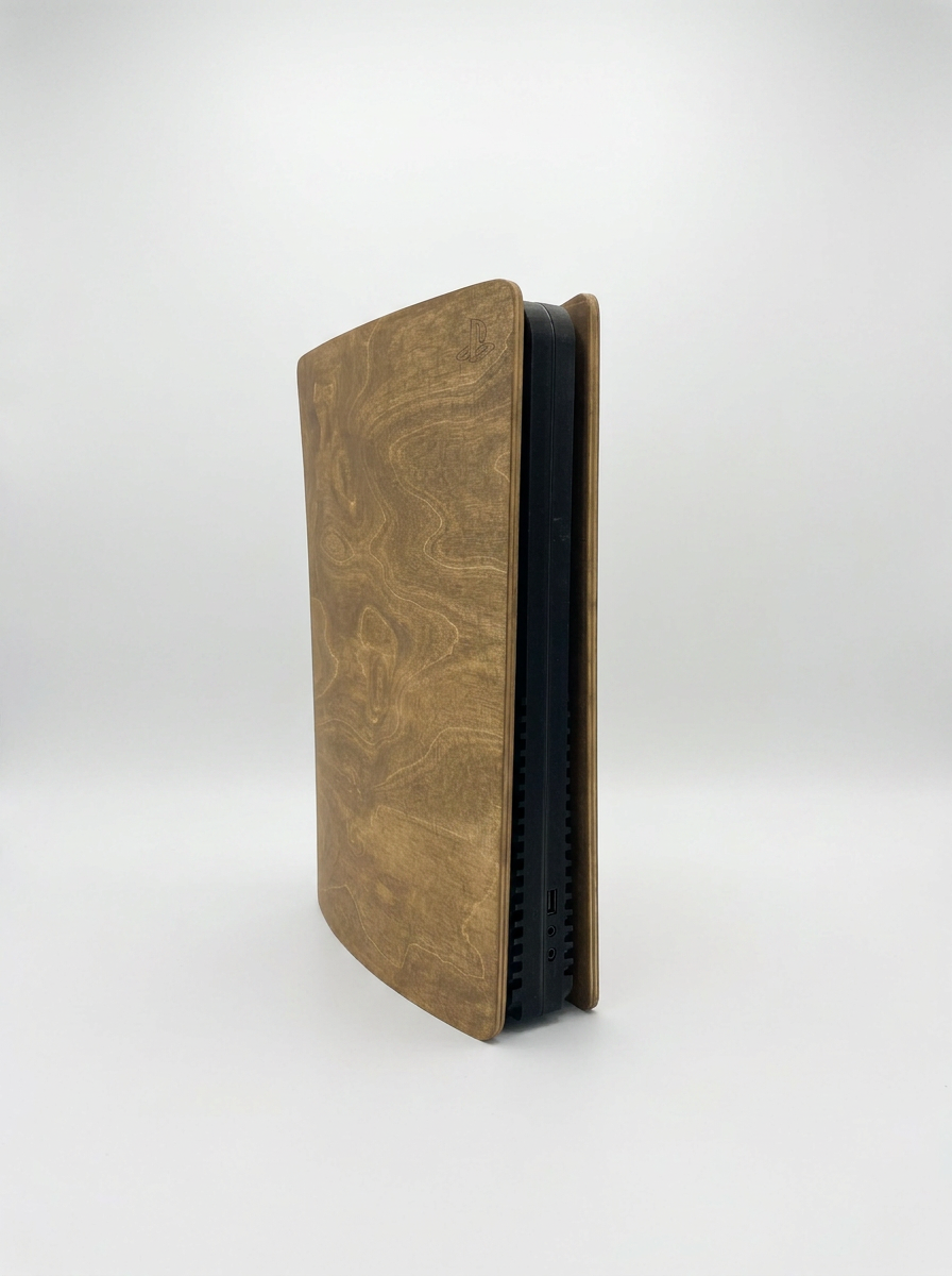 Jubilee Edition Wooden Casing for the Sony PS5 — 2